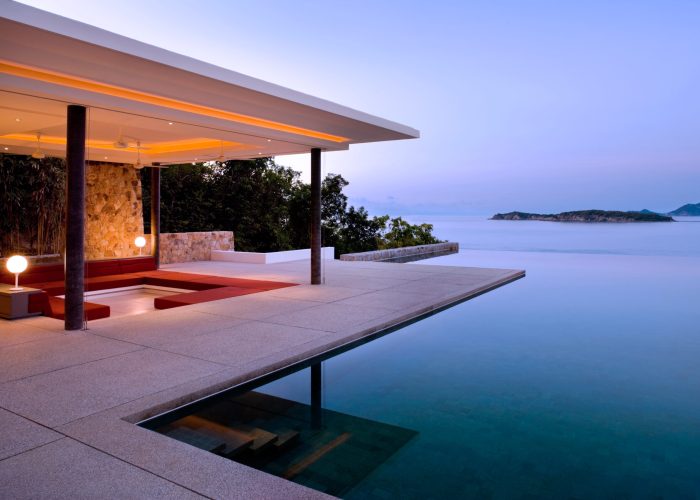 Tropical Island Home With Infinity Pool.